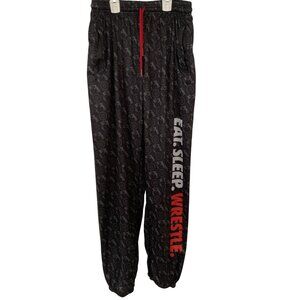 Eat Sleep Wrestle Boys Wrestling Pajama Pants By ChalkTalk Sports